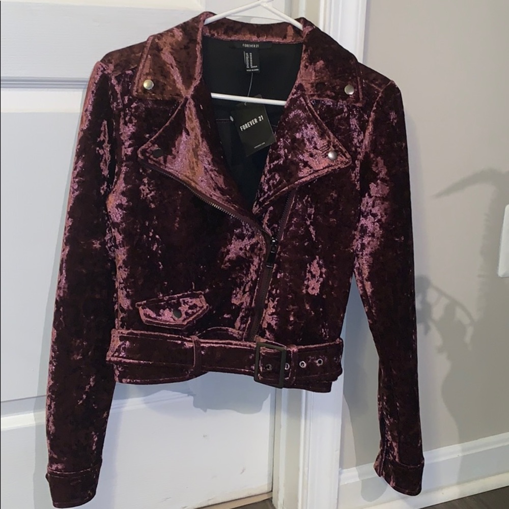 Forever 21 casual purple/burgundy jacket.